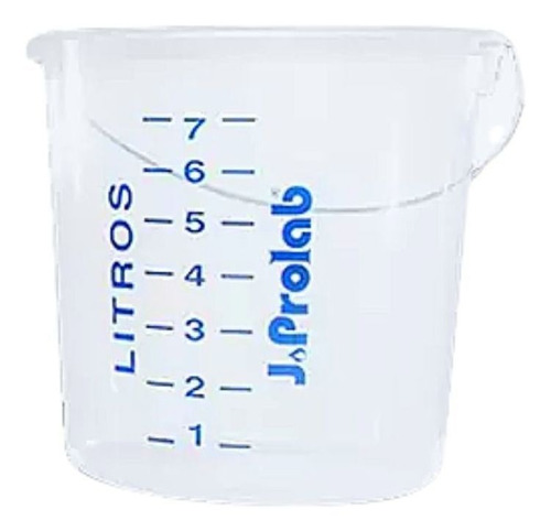 KIT 3 Baldes de Plástico Polipropileno 8 Litros