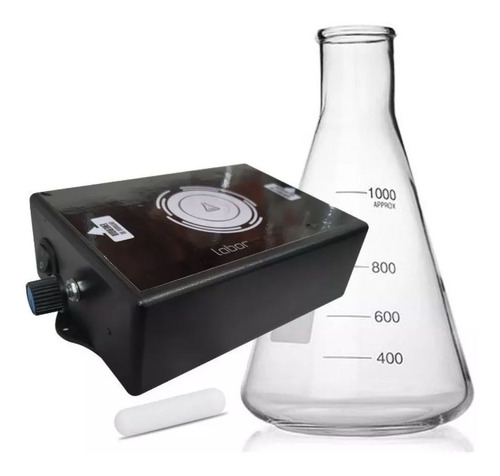 Kit Agitador Magnético + Erlenmeyer 1000m