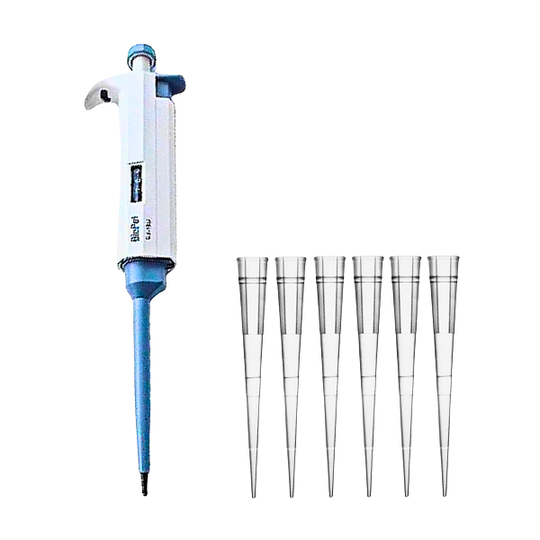 Micropipeta Biopet 0,5-10uL + 1000 Ponteiras