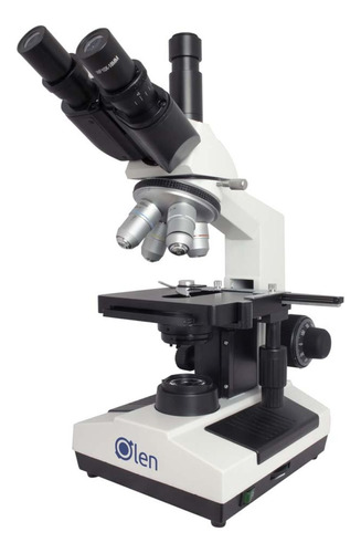 Microscópio Basic Trinocular Planacromático Olen