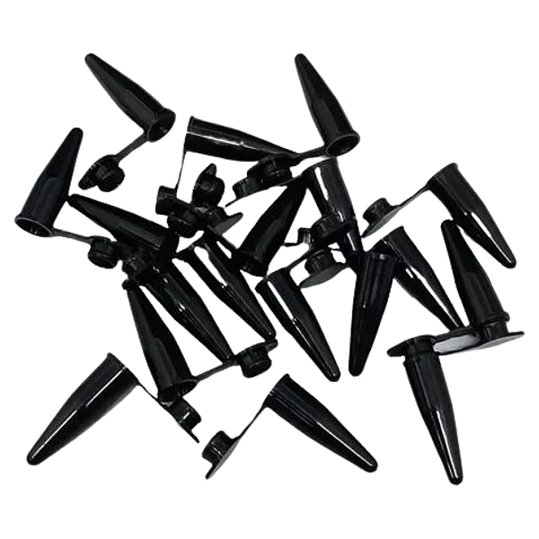 Microtubo 0,2ml - Preto Fechado 2.000 Unidades