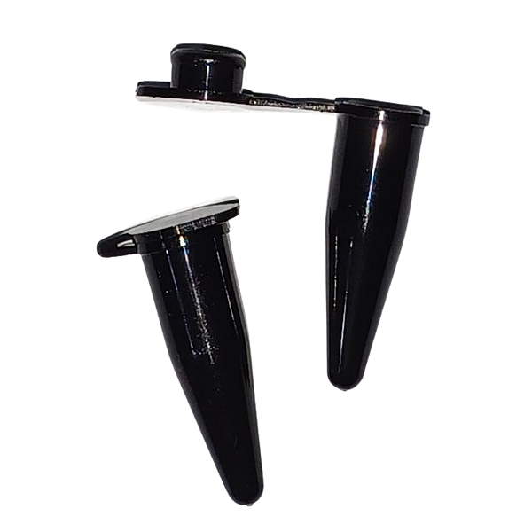 Microtubo 0,2ml - Preto Fechado 3.000 Unidades