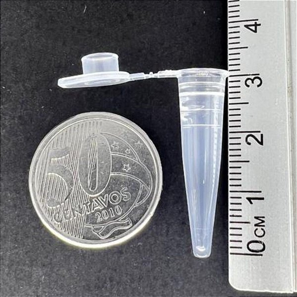 Microtubo 0,3ml (0,32ml) Incolor - 5000 Unidades