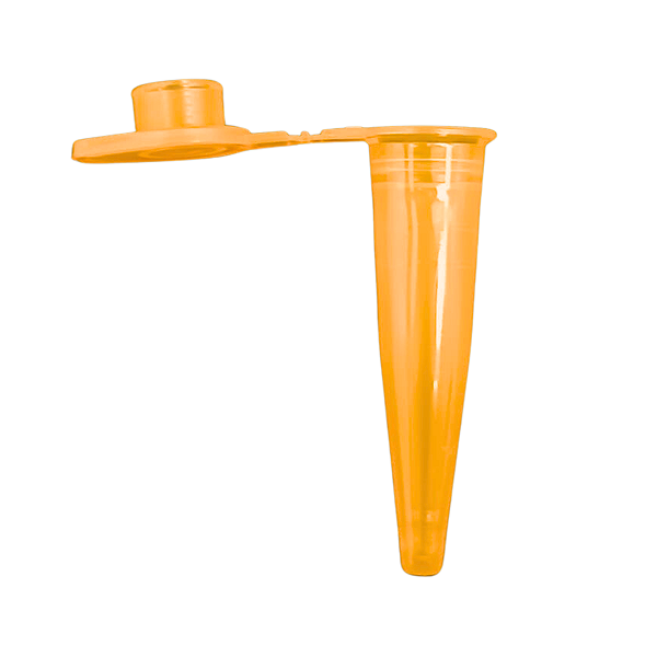 Microtubo 0,3ml (0,32ml) Laranja - 5000 Unidades