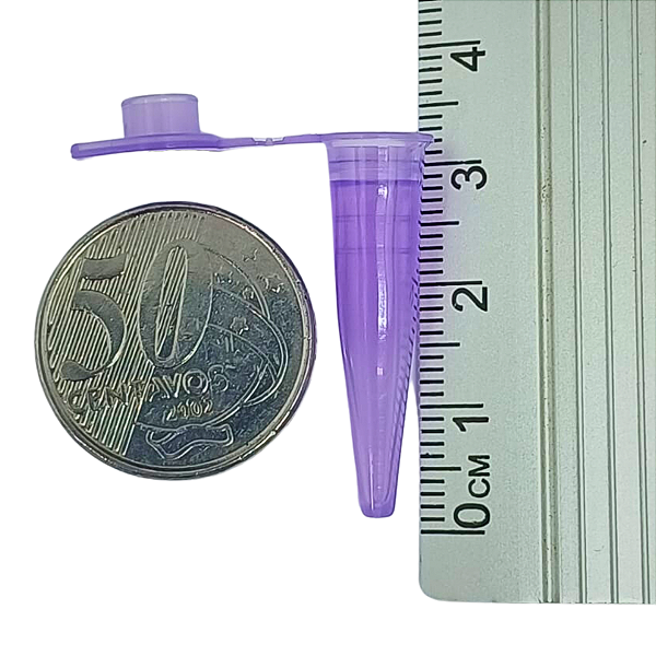 Microtubo 0,3ml (0,32ml) Lilás - 10.000 Unidades