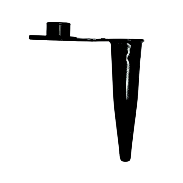 Microtubo 0,3ml (0,32ml) Preto Fechado - 5000 Unidades