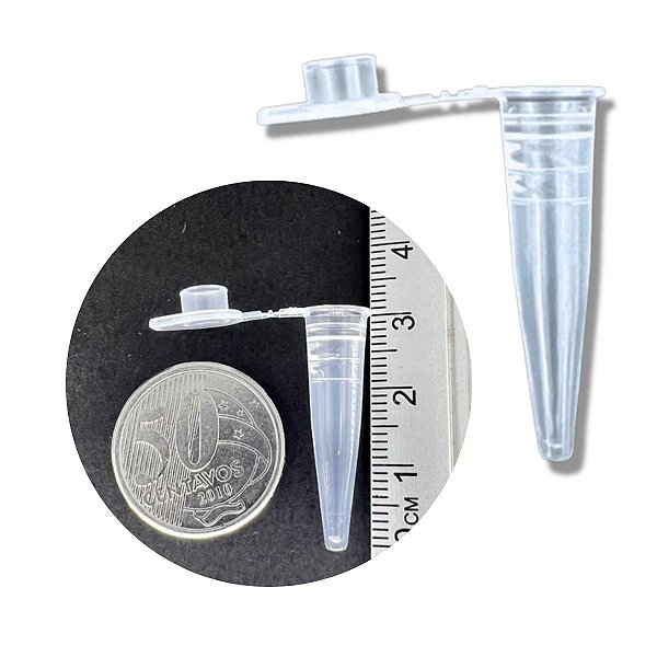 Microtubo 0,3ml (0.32) Incolor - 10.000 Unidades