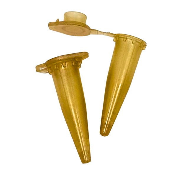 Microtubo 0,4ml Dourado - 1000 Unidades