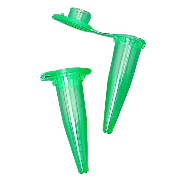 Microtubo 0,4ml Verde - 1000 Unidades