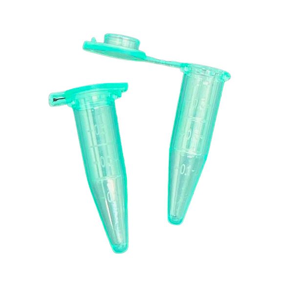 Microtubo 0,5ml  Verde - 1000 Unidades - GLOBAL TRADE