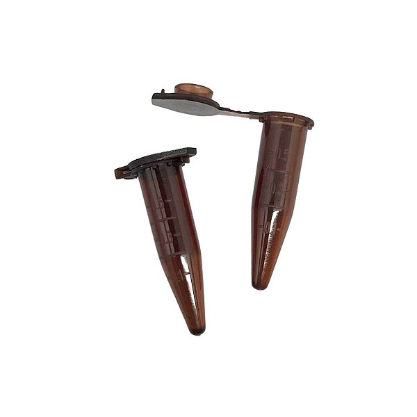 Microtubo 0,5ml Âmbar - 3000 Unidades - GLOBAL TRADE