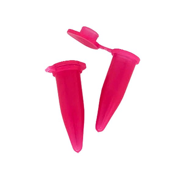 Microtubo 0,5ml Plus Com 500 Unidades - Pink