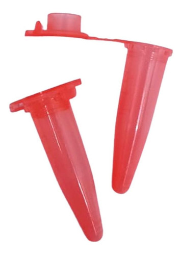 Microtubo 0,5ml Vermelho - 1000 Unidades - Ociplex