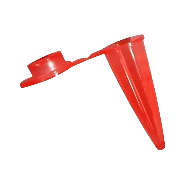 Microtubo 0,65ml  Vermelho - 1000 Unidades