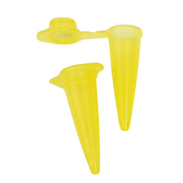 Microtubo 0,65ml Amarelo - 500 Unidades