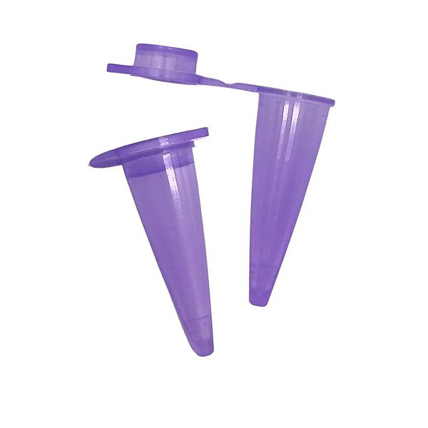 Microtubo 0,65ml Lilás - 500 Unidades