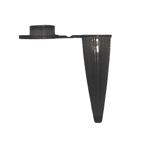 Microtubo 0,65ml Preto Translucido - 1000 Unidades