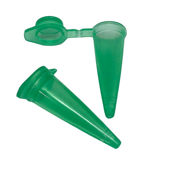 Microtubo 0,65ml Verde - 1000 Unidades