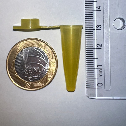 Microtubo 0,78ml Amarelo - 3000 Unidades