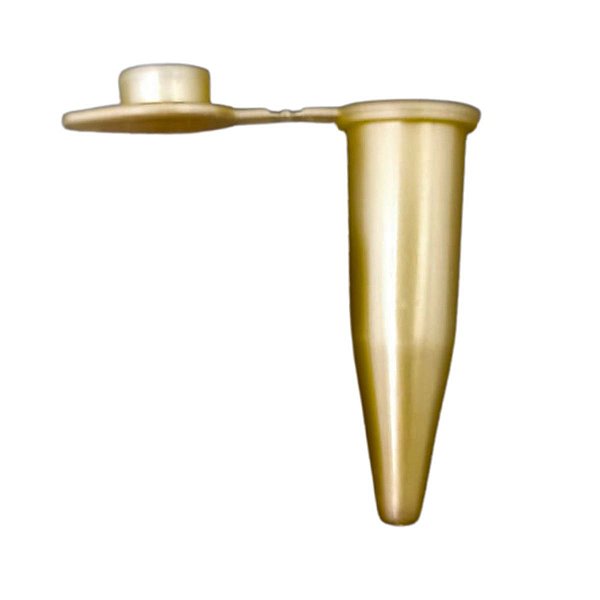 Microtubo 0,9ml Dourado - 1000 Unidades