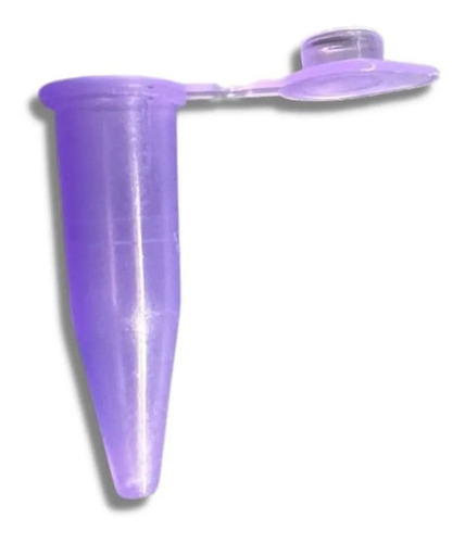 Microtubo 0,9ml Lilás - 500 Unidades