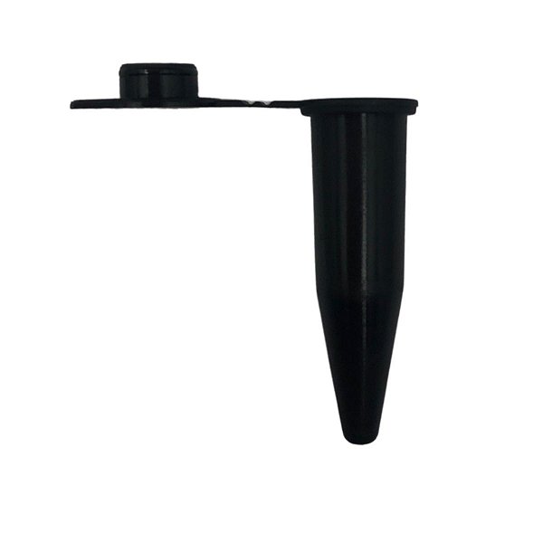 Microtubo 0,9ml Preto Fechado - 500 Unidades