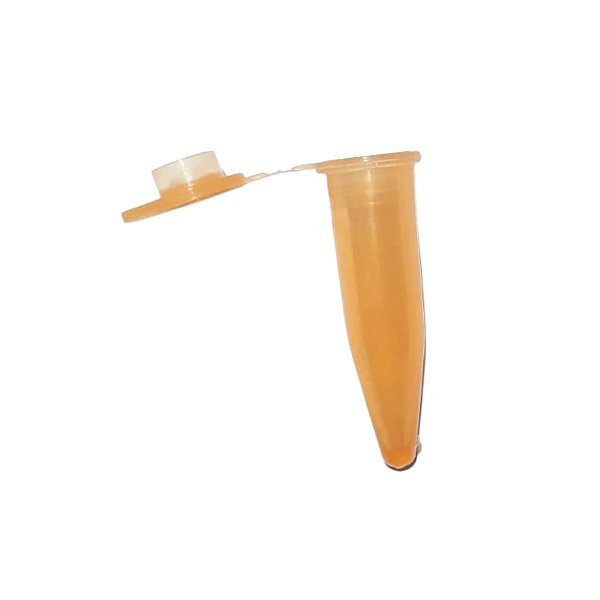 Microtubo 1,5ml Laranja - 1000 Unidades