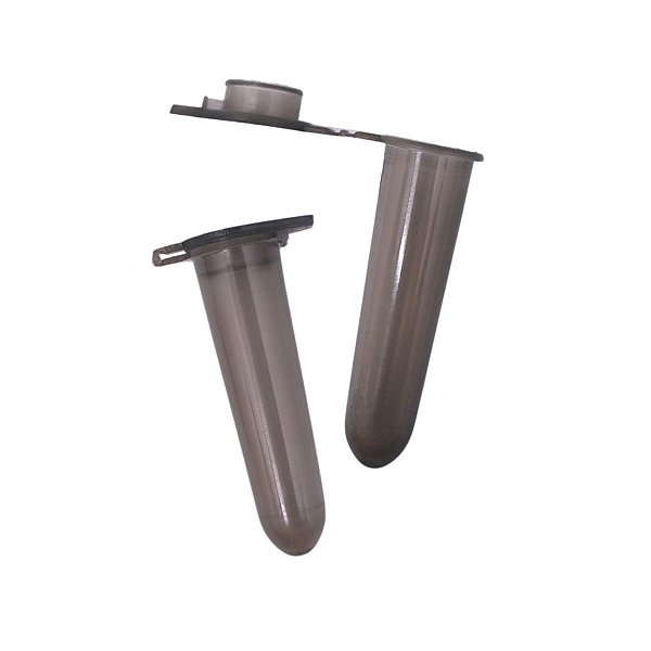 Microtubo 1,6mL Preto Translúcido - 500 Unidades