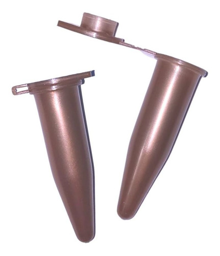 Microtubo de Centrifugação 1,0ml Dourado Pacote com 5000 Unidades