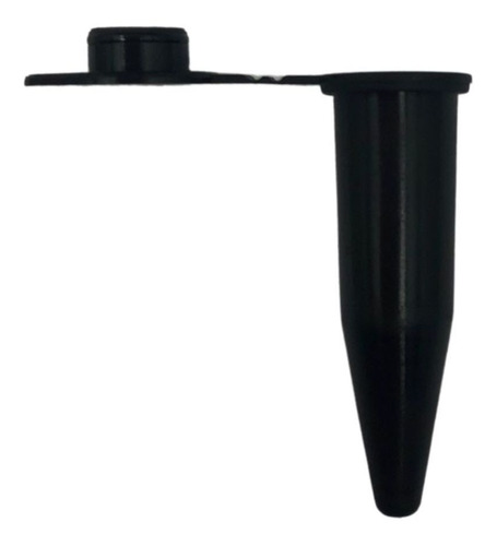 Microtubo de Centrifugação Pino 0,9ml Preto Fechado C/ 3.000 Unidades