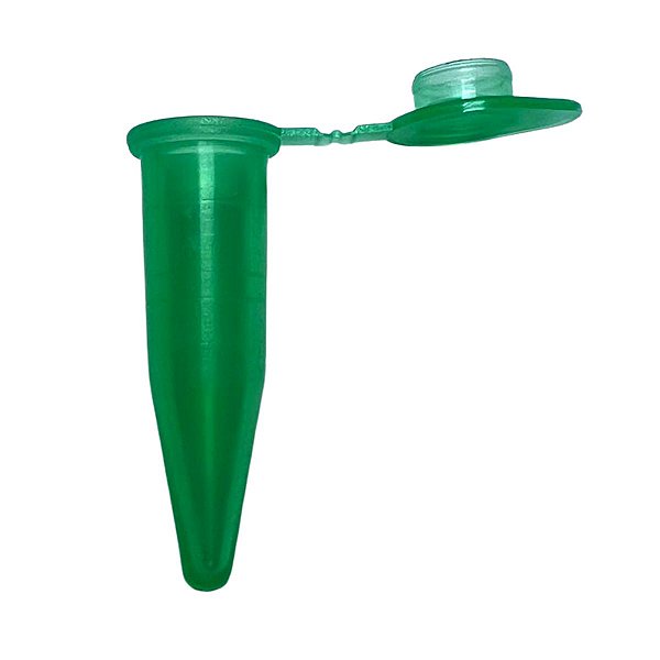 Microtubo de Centrifugação Pino 0,9ml Verde C/ 10.000 Unidades