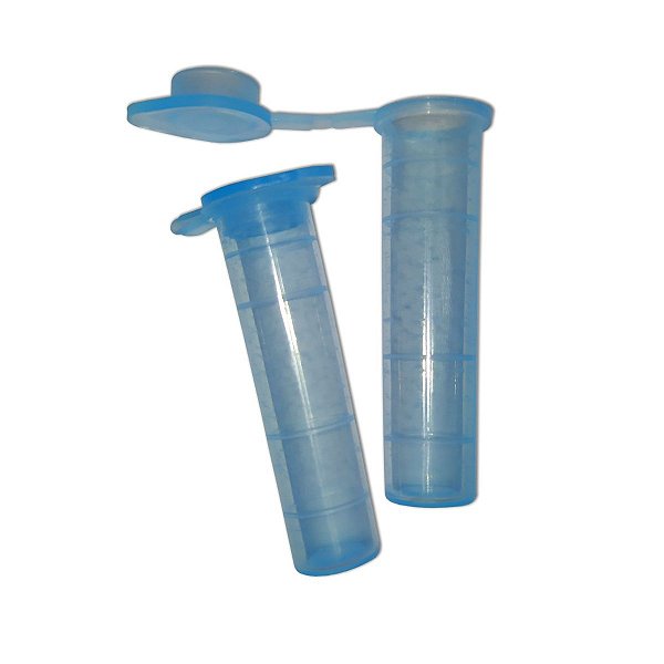 Microtubo Flaconete 2,7ml Interno 3,0ml Externo Pacote Com 500 Unidades - Azul