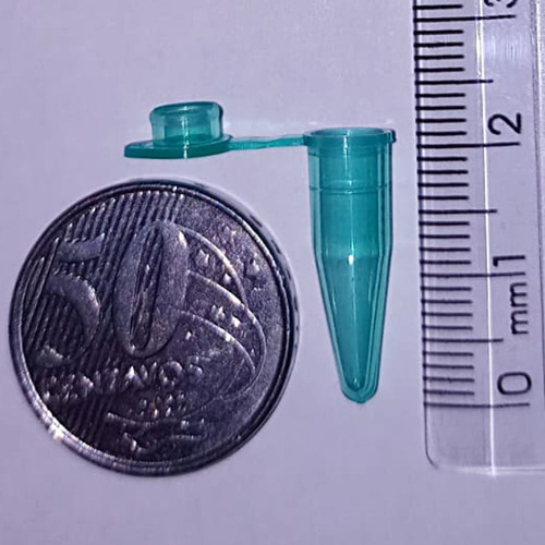 Microtubo Flaconete Capsula 0,2ml Verde C/ 5.000 Unidades