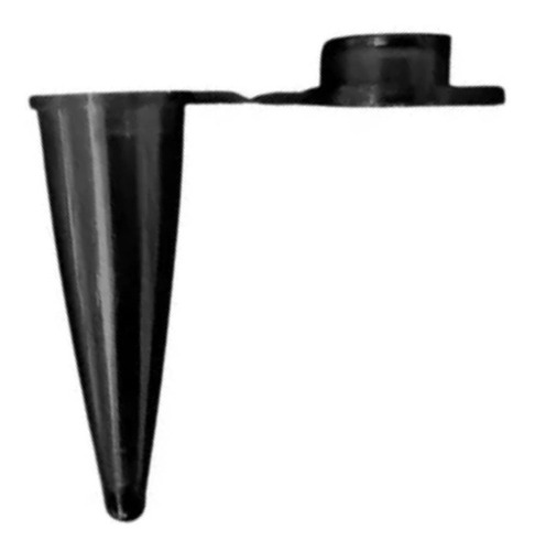 Microtubo Flaconete Tipo Epp 0,65ml Pacote com 10.000 Unidades - Preto Fechado
