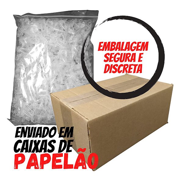 Microtubo Flaconete Tipo Epp 0,65ml Pacote com 10.000 Unidades - Vermelho