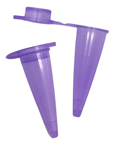 Microtubo Flaconete Tipo Epp 0,65ml Pacote com 3.000 Unidades - Lilás