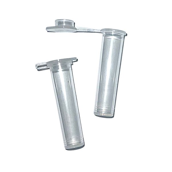 Microtubo Flaconete Tipo Epp 2,5ml Fundo Chato - Incolor - 500 Unidades