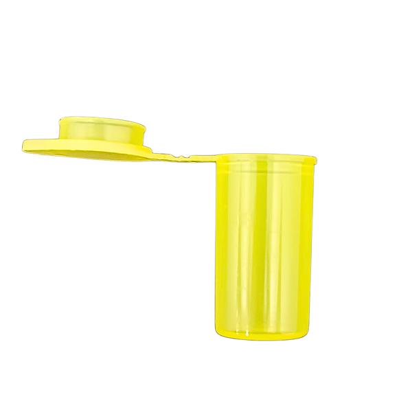 Microtubo Fundo Chato 4,5ml Amarelo - 1000 Unidades