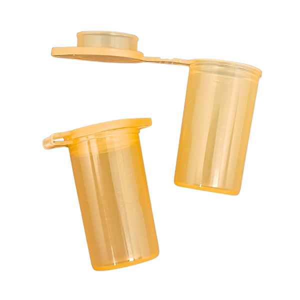 Microtubo Fundo Chato 4,5ml Laranja - 500 Unidades