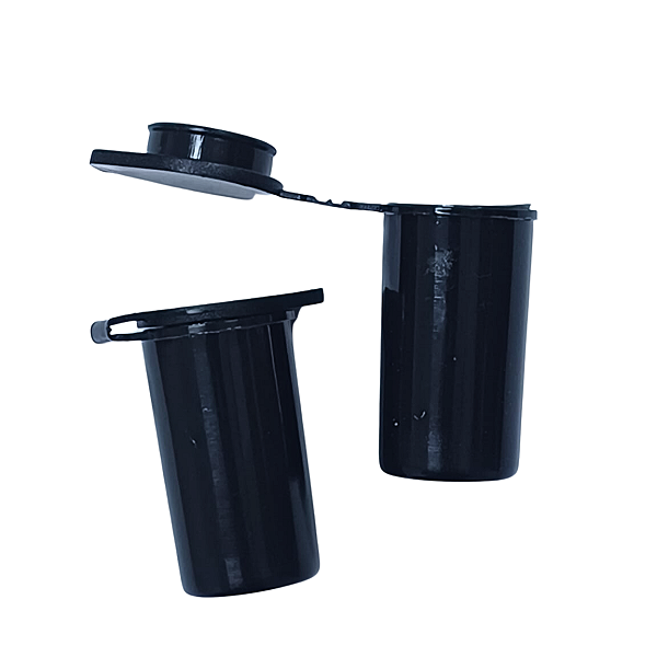 Microtubo Fundo Chato 4,5ml Preto Fechado - 1000 Unidades