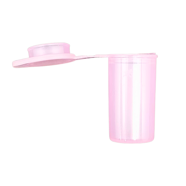 Microtubo Fundo Chato 4,5ml Rosa Bebê - 500 Unidades
