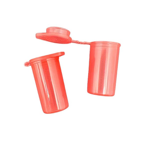 Microtubo Fundo Chato 4,5ml Vermelho - 1000 Unidades