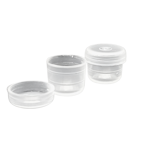 Microtubo Provador Natural 0,5mL com Tampa Plana de Pressão - 1.000 Unidades