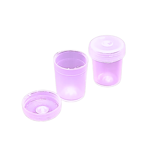 Microtubo Provador Rosa Bebê 0,7mL com Tampa Plana de Pressão - 1.000 Unidades