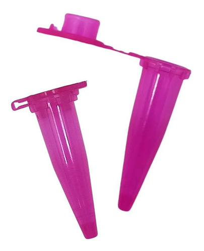 Microtubo Tipo Epp Pino Flaconete 0,4ml Rosa Pink - 5000 Unidades