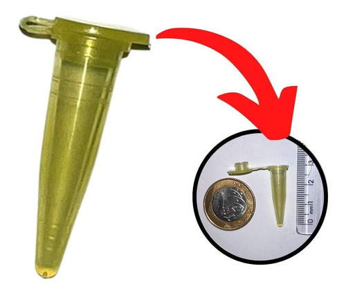 Microtubo Tipo Eppendorf 0,38ml Int. Pacote com 3.000 Unidades Amarelo - ARKADI