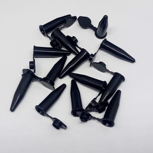 Microtubo Tipo Eppendorf 1,0ml - 5000 Unidades - Preto Fechado