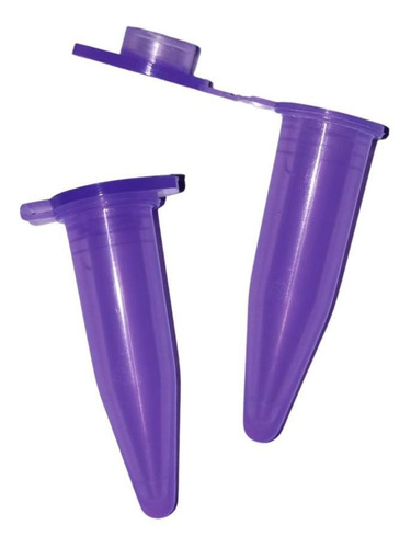 Microtubo Tipo Eppendorf 1,0ml Int. Pacote com 1.000 Unidades - Lilás
