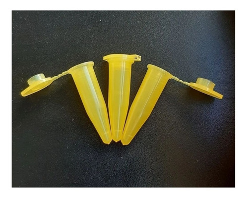 Microtubo Tipo Eppendorf 1,0ml Int. Pacote com 500 Unidades - Amarelo