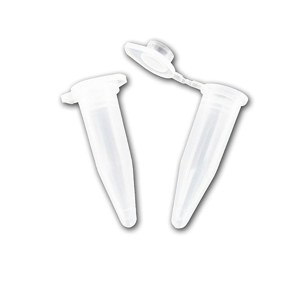 Microtubo Tipo Eppendorf 1,0ml Int. Pacote com 500 Unidades - Incolor